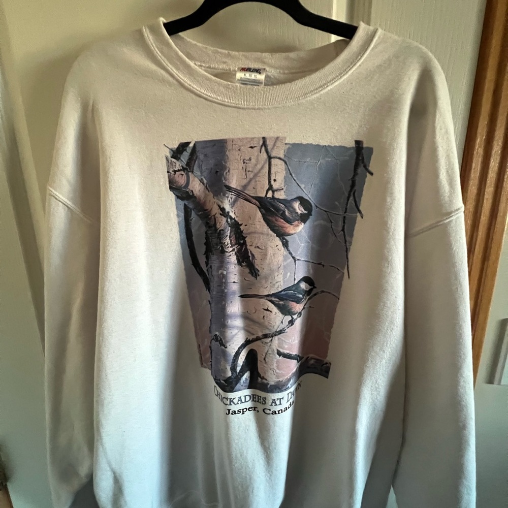 Jasper Alberta Canada Chickadee Sweatshirt